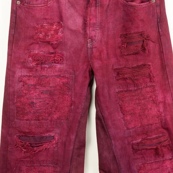 Custom wide leg baggy flared jeans - Picture 2 of 6
